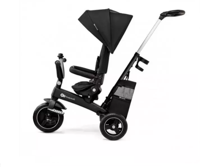 Kinderkraft EASYTWIST 5in1 Black Bērnu trīsritenis