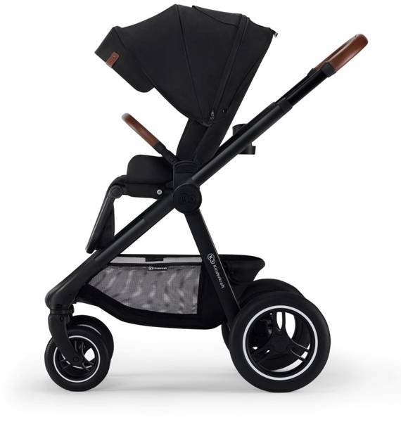 Kinderkraft Everyday Black Bērnu rati 2in1