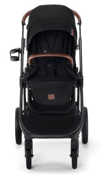 Kinderkraft Everyday Black Bērnu rati 2in1