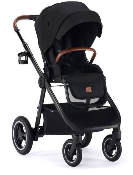 Kinderkraft Everyday Black Bērnu rati 2in1