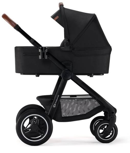 Kinderkraft Everyday Black Bērnu rati 2in1