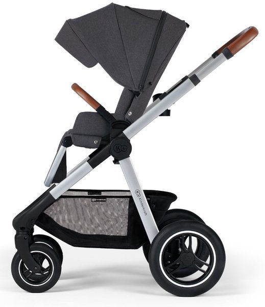 Kinderkraft Everyday Dark Grey Silver Frame Bērnu rati 2in1