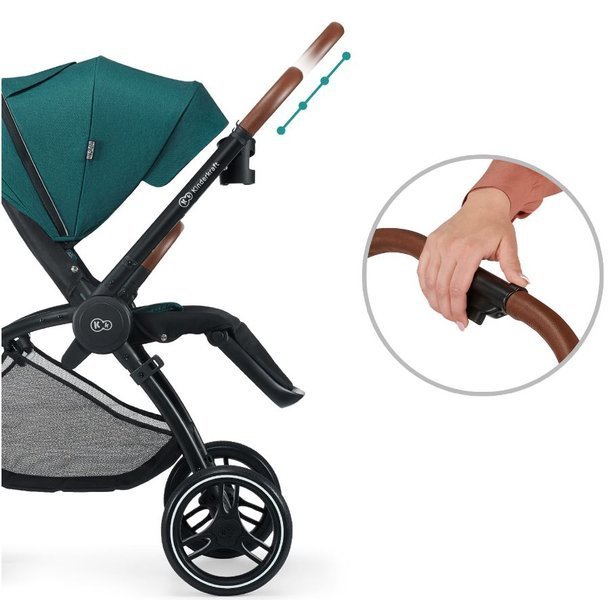 Kinderkraft Evolution + Cocoon Midnight Green Sporta rati 2in1