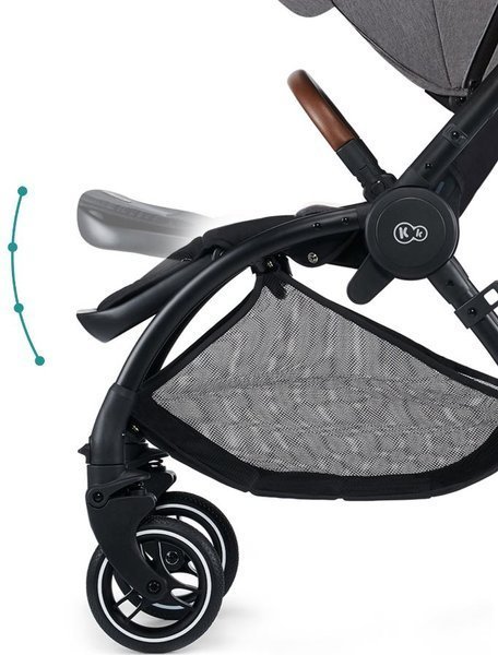 Kinderkraft Evolution + Cocoon Platinum Grey Sporta rati 2in1