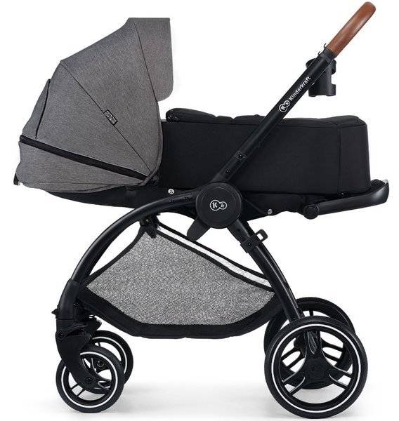 Kinderkraft Evolution + Cocoon Platinum Grey Sporta rati 2in1