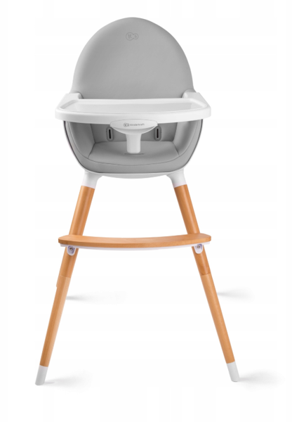 KinderKraft Fini Grey 2 in 1 Стульчик для кормления