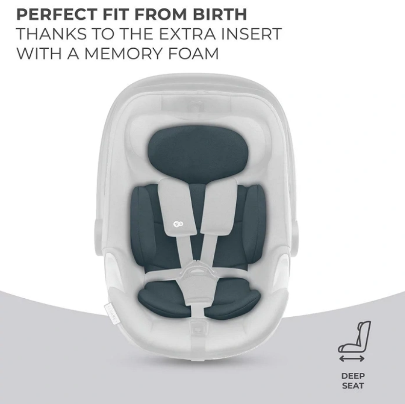 Kinderkraft I-Care I-Size Cool Grey Bērnu autosēdeklis 0-13 kg