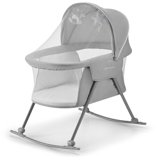 Kinderkraft Lovi Grey Кроватка - колыбель - качалка 3 в 1