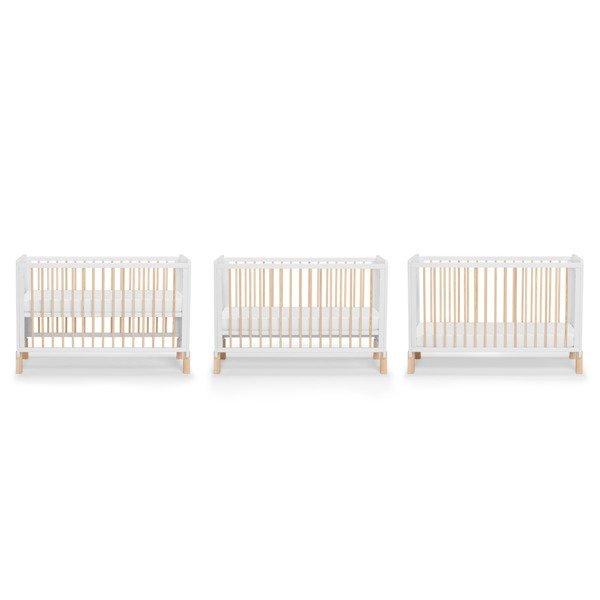 Kinderkraft Lunky LX White Детская кроватка 140x70 см