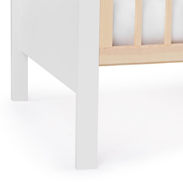 Kinderkraft Mia 2in1 White Bērnu gulta + Matracis 120 x 60 cm