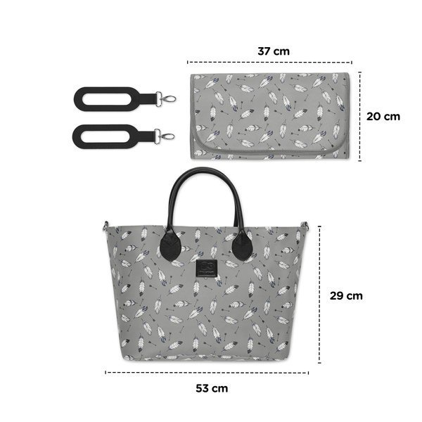 Kinderkraft Mommy Bag Black сумка для коляски