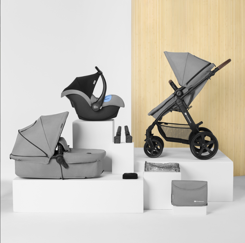 Kinderkraft Moov CT Grey Детская коляска 3 в 1