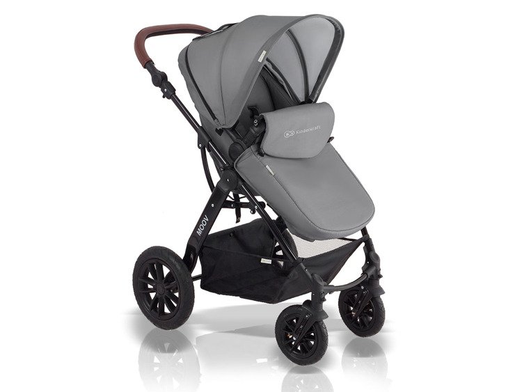 Kinderkraft Moov Grey Детская коляска 3 в 1