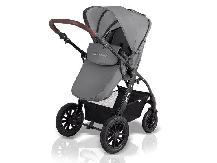 Kinderkraft Moov Grey Детская коляска 3 в 1