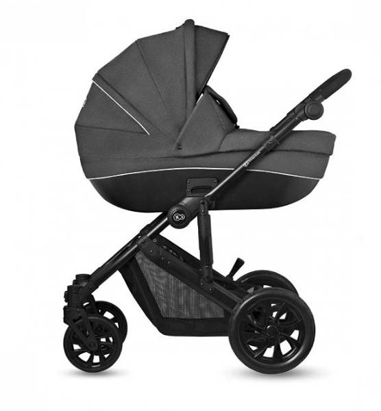 Kinderkraft Prime Lite Black Anthracite Детская коляска 3 в 1