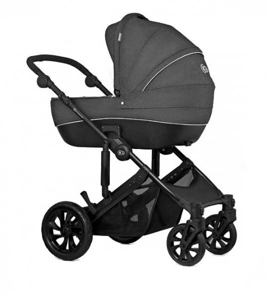 Kinderkraft Prime Lite Black Anthracite Детская коляска 3 в 1