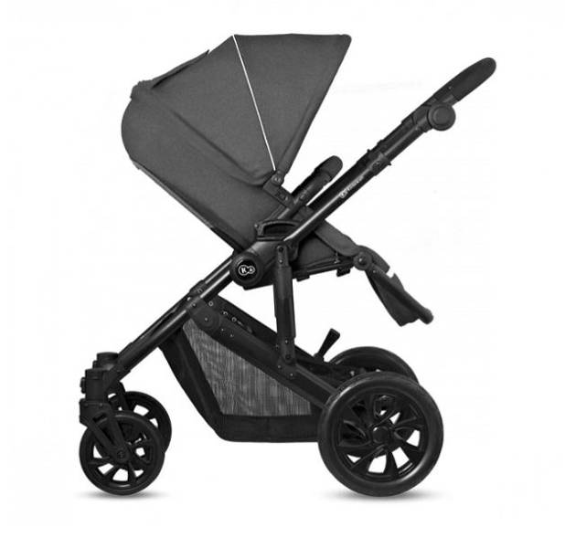 Kinderkraft Prime Lite Black Anthracite Детская коляска 3 в 1