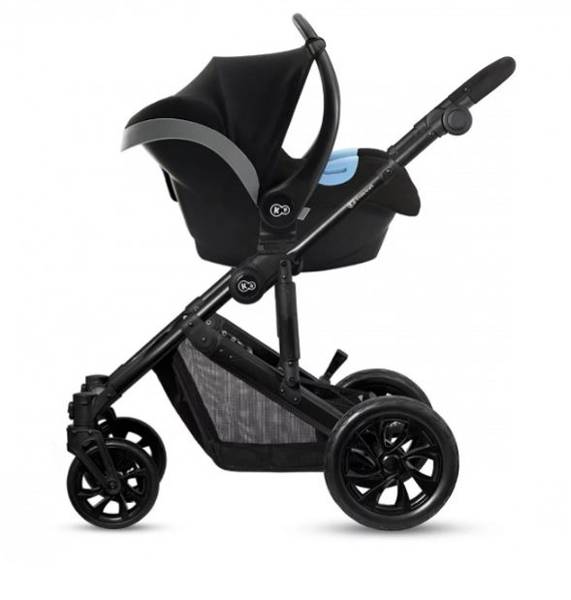 Kinderkraft Prime Lite Black Anthracite Детская коляска 3 в 1