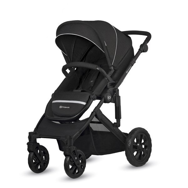 Kinderkraft Prime Lite Black Детская коляска 2 в 1