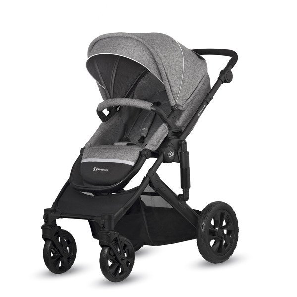 Kinderkraft Prime Lite Grey Детская коляска 2 в 1