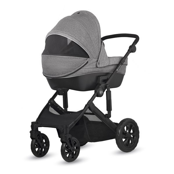 Kinderkraft Prime Lite Grey Детская коляска 2 в 1