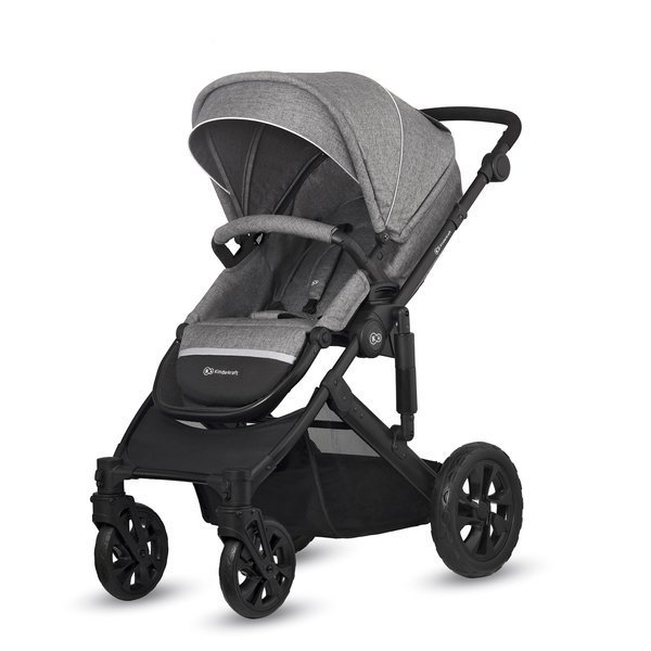 Kinderkraft Prime Lite Grey Детская коляска 2 в 1