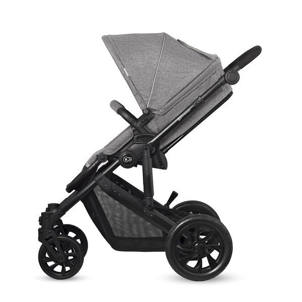 Kinderkraft Prime Lite Grey Детская коляска 2 в 1