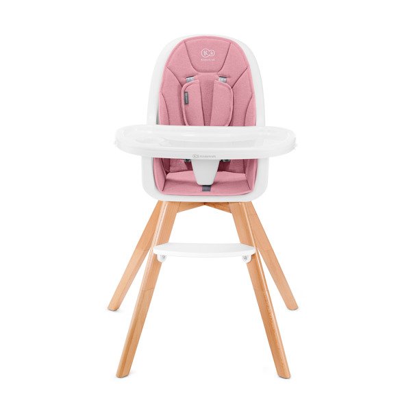 Kinderkraft Tixi Pink 2 в 1 Стульчик для кормления