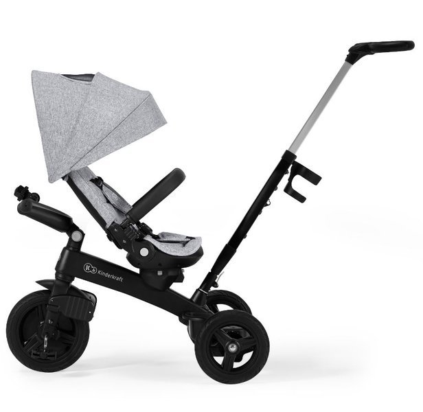 Kinderkraft Twipper Grey 5in1 Bērnu trīsritenis