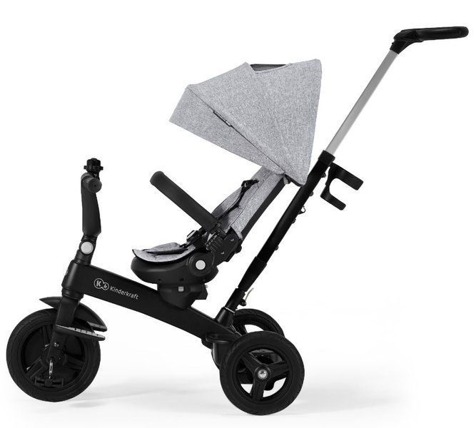 Kinderkraft Twipper Grey 5in1 Bērnu trīsritenis