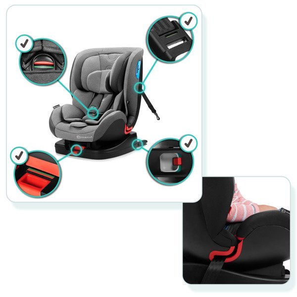 Kinderkraft Vado Black Детское автокресло 0-25 кг