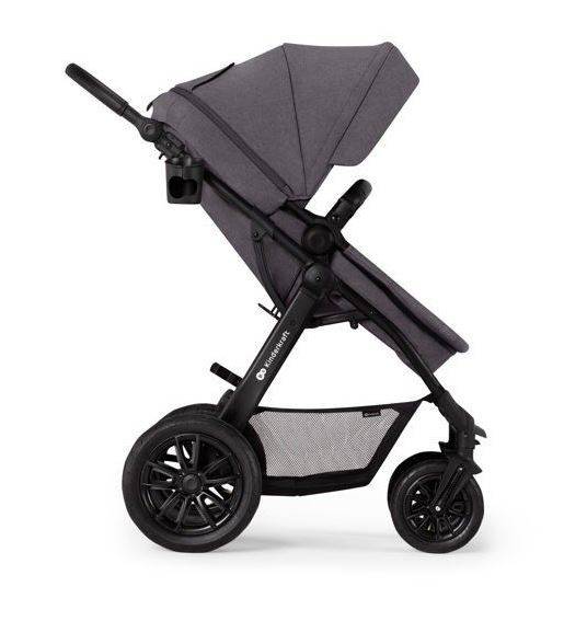 Kinderkraft XMoov Dark Grey Детская коляска 3 в 1 (air)