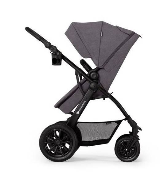 Kinderkraft XMoov Dark Grey Детская коляска 3 в 1 (air)