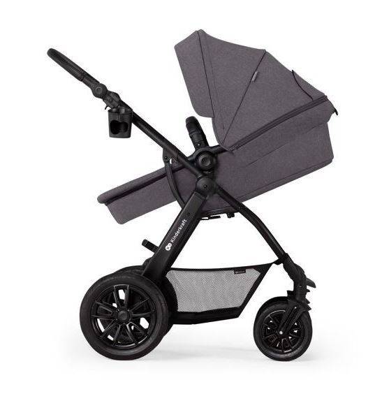 Kinderkraft XMoov Dark Grey Детская коляска 3 в 1 (air)