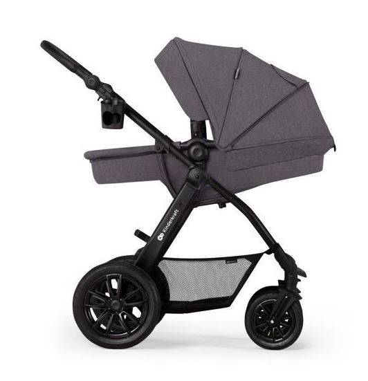 Kinderkraft XMoov Dark Grey Детская коляска 3 в 1 (air)