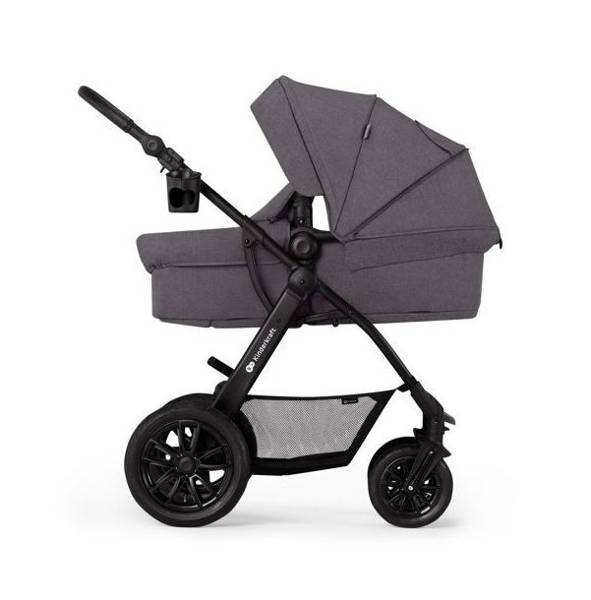 Kinderkraft XMoov Dark Grey Детская коляска 3 в 1 (air)