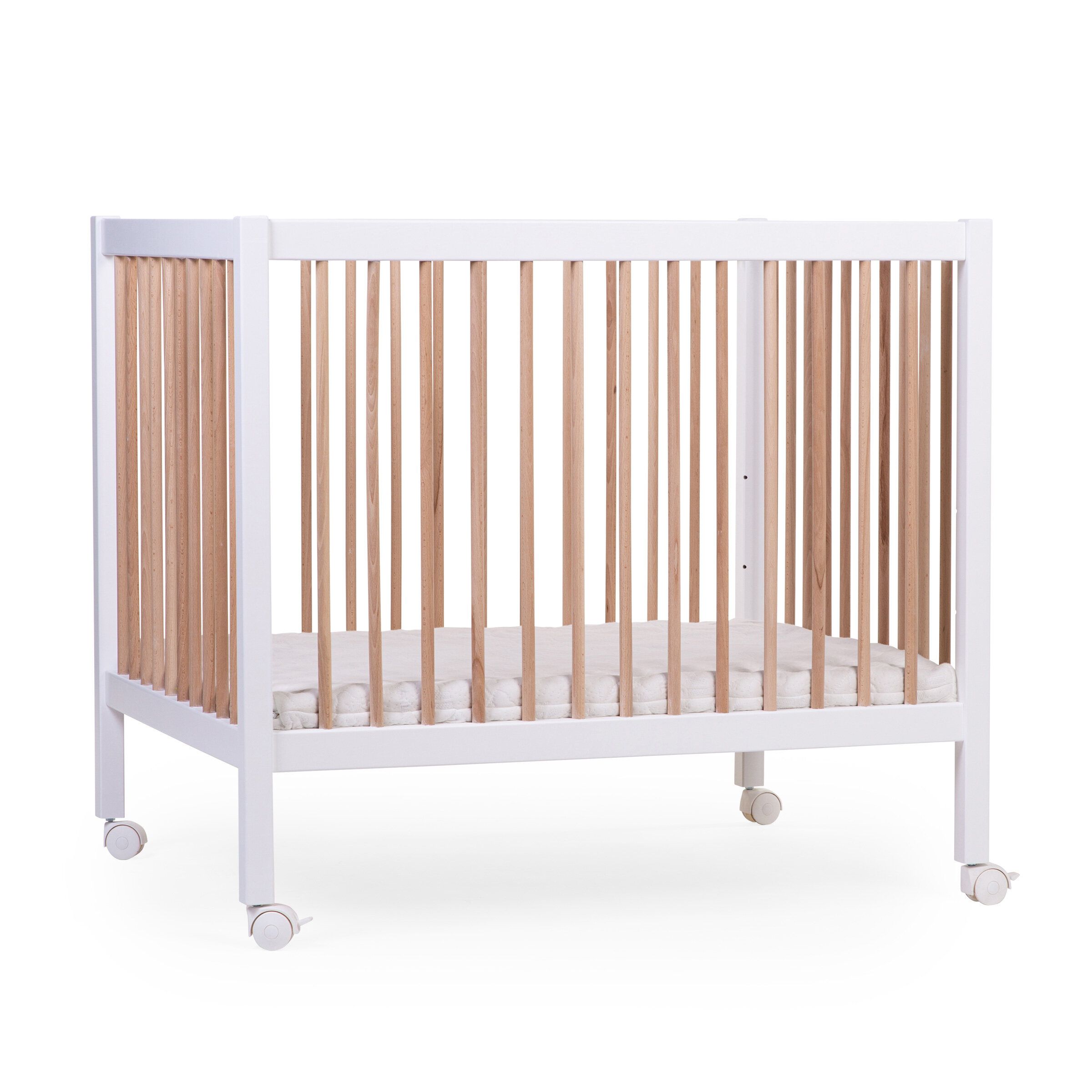 Деревянный манеж Childhome Playpen 97 Wood White Natural