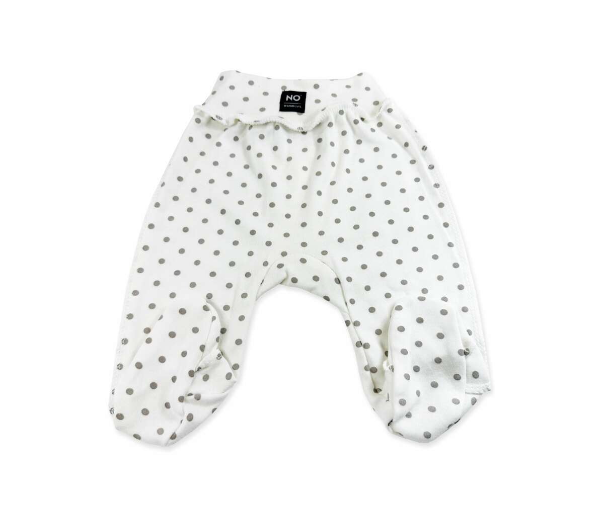 La Bebe NO Baby Pants Dots Детские штанишки с широким поясом и закрытыми пяточками из чистого хлопка