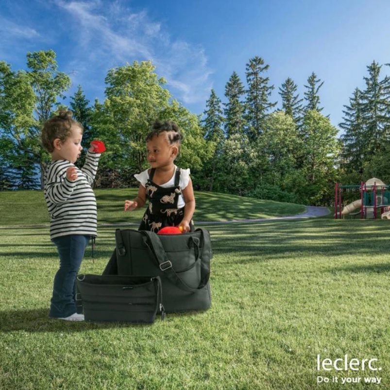 Leclerc Baby Diaperbag Black Сумка для коляски