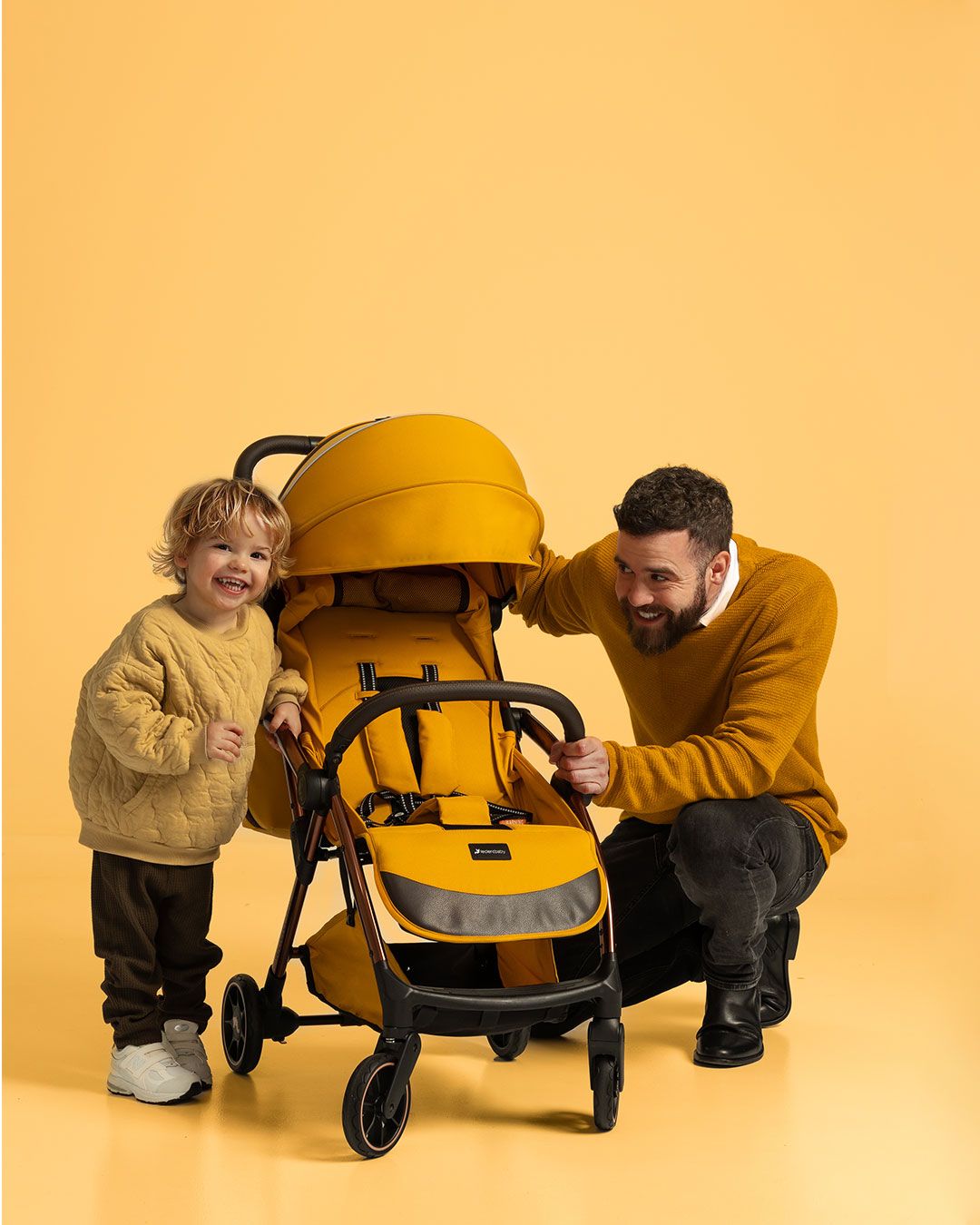 Leclerc Baby Influencer AIR 2023 Golden Mustard Прогулочная коляска