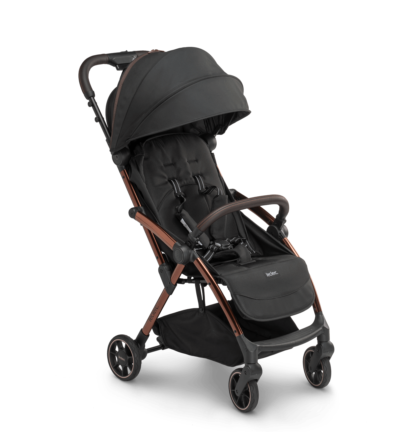 Leclerc Baby Influencer Black Brown Pastaigu rati