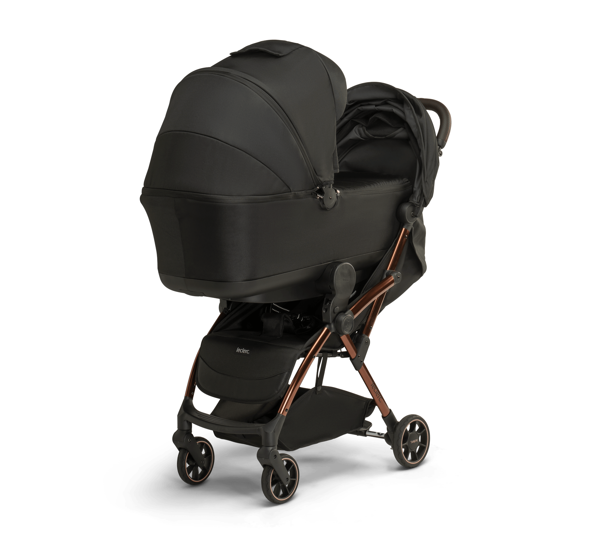 Leclerc Baby Influencer Black Brown Pastaigu rati