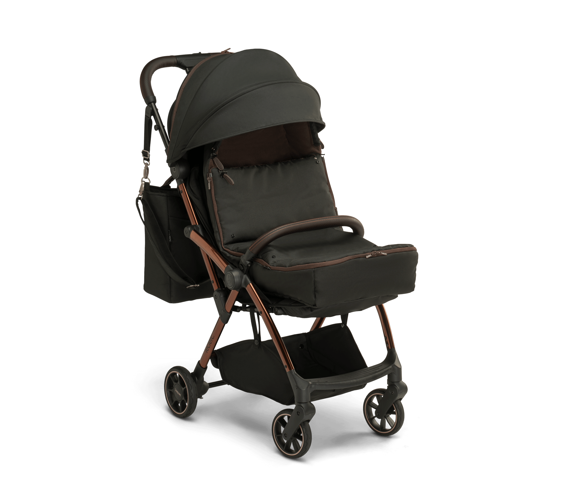 Leclerc Baby Influencer Black Brown Pastaigu rati