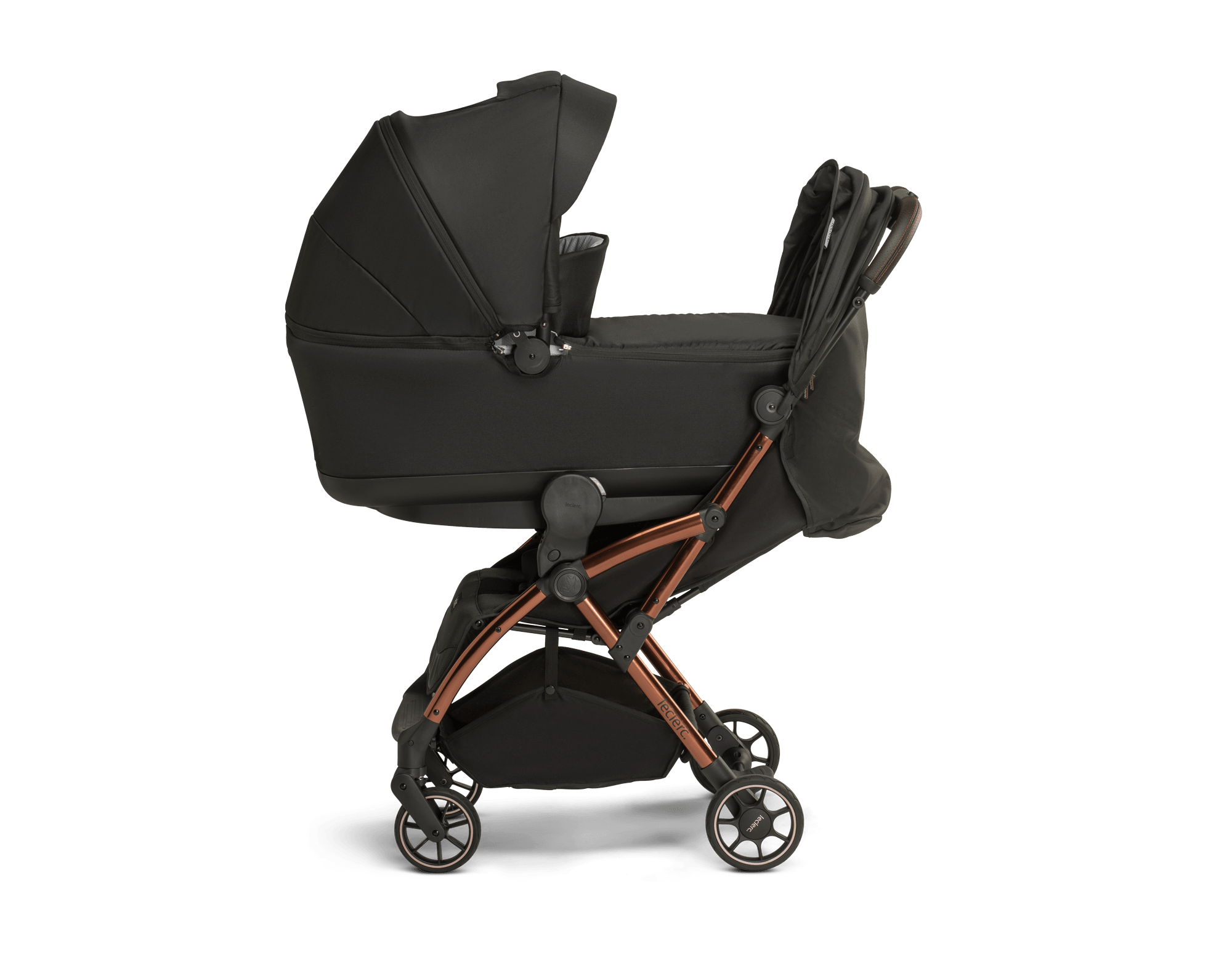 Leclerc Baby Influencer Black Brown Pastaigu rati