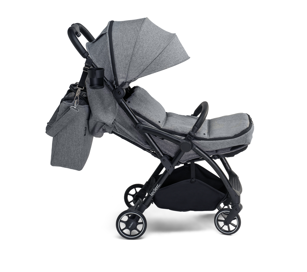 Leclerc Baby Influencer Grey Melange Pastaigu rati