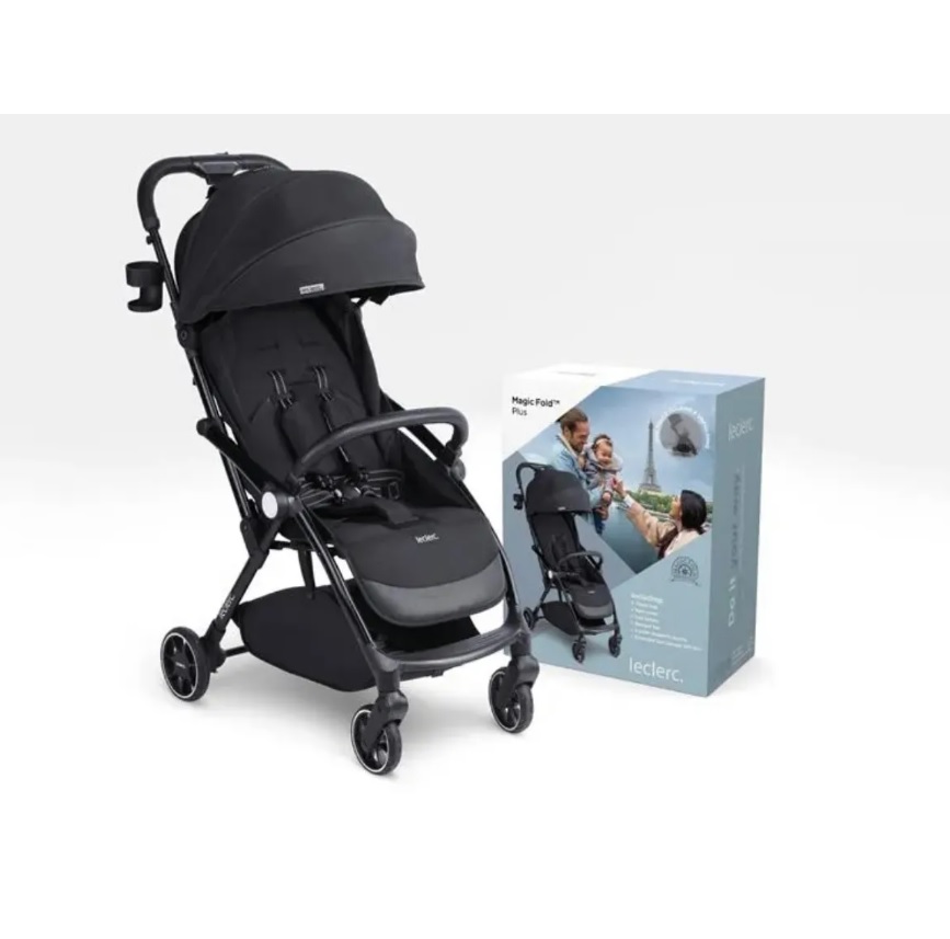 Leclerc Baby Magic Fold Plus Black Pastaigu rati