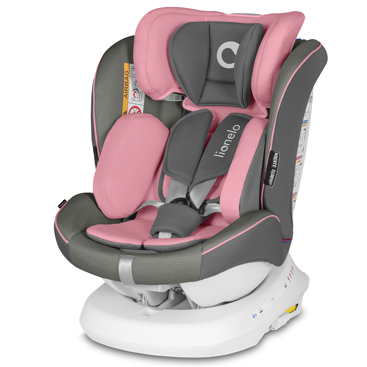 Lionelo Bastiaan One 360 Pink Baby Детское автокресло 0-36 кг