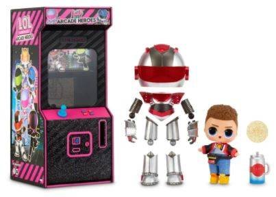 LOL MGA Surprise Boys Arcade Heroes Action Figure Doll with 15 Surprises