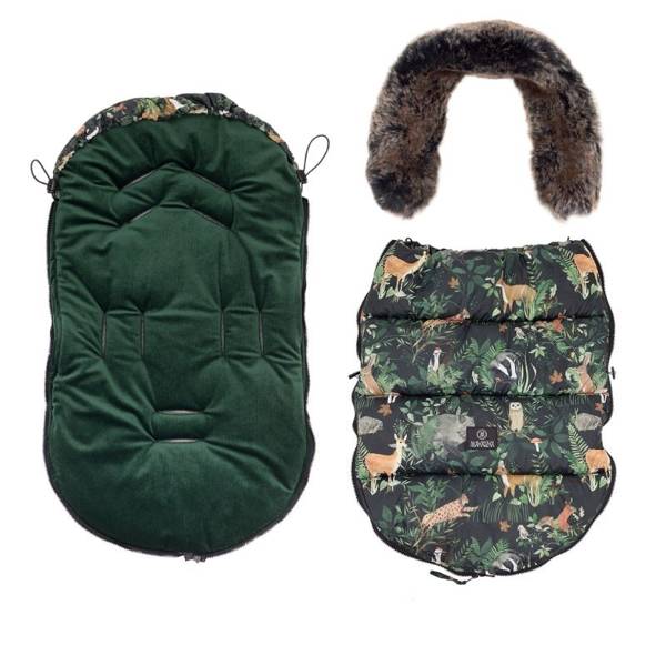 Makaszka Premium Woodland Cпальный мешок в коляску 0-18m