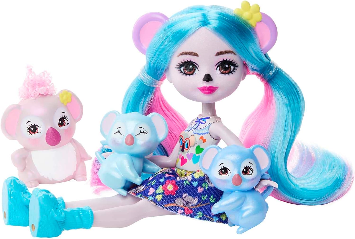 Mattel Enchantimals Glam Party Karalee Koala Family HNT61 Кукла с животными